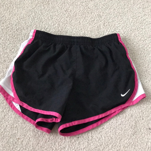 Black, pink and white Nike shorts. kids medium - Picture 1 of 1